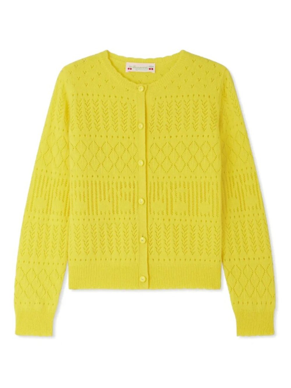 Bonpoint inspired girls light blue wool cardigan size 4